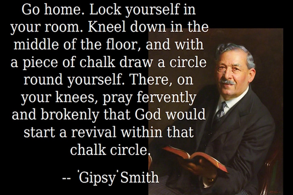 Gipsy Smith image and quote